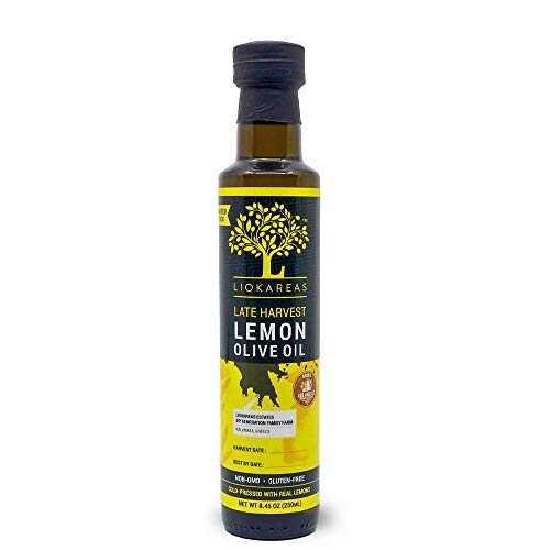 Greek Extra Virgin Olive Oil with Lemon, Organic, Cold Pressed