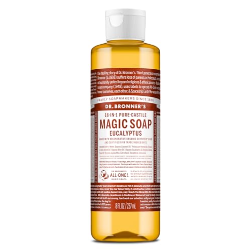 Dr. Bronner's Eucalyptus Pure-Castile Liquid Soap, 8 oz