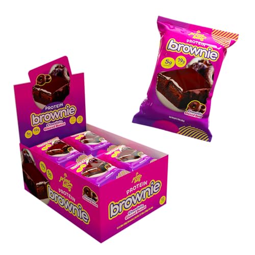 Prime Bites High Protein Brownie Snack, Chocolate Donut, 12 Count