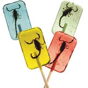 Scorpion Lollipops, Assorted Flavors (4 Count)