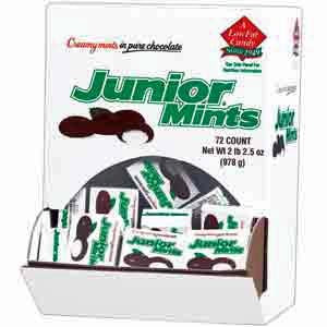 Junior Mints Fun Size Boxes, 72 Count