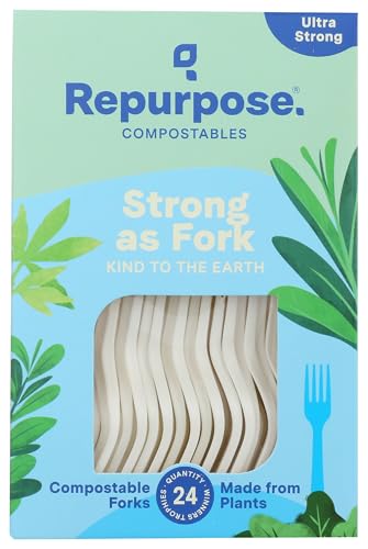 Repurpose Compostable Forks, 24 Count