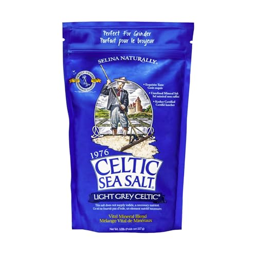 Celtic Sea Salt Light Grey Coarse Mineral Salt, 8 oz