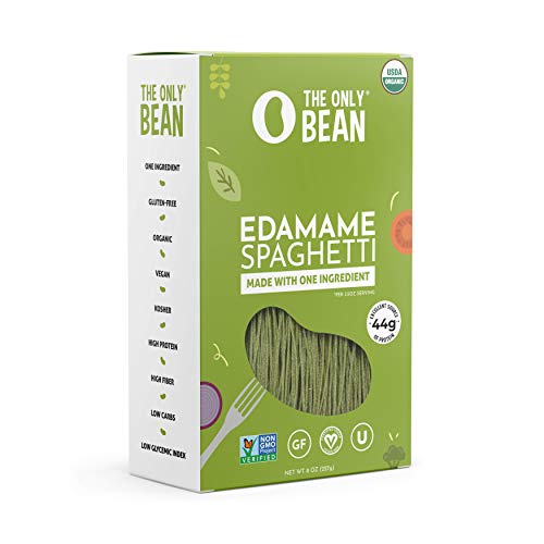 The Only Bean Organic Edamame Spaghetti Pasta, 8 oz
