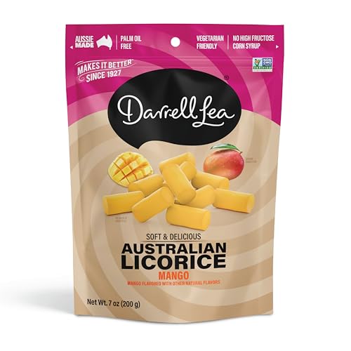 Darrell Lea Soft Australian Licorice, Mango, 7 oz