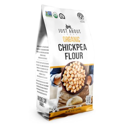 Just About Foods Organic Chickpea Flour, 1 lb