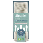 Cliganic Organic Cotton Swabs, 500 Count