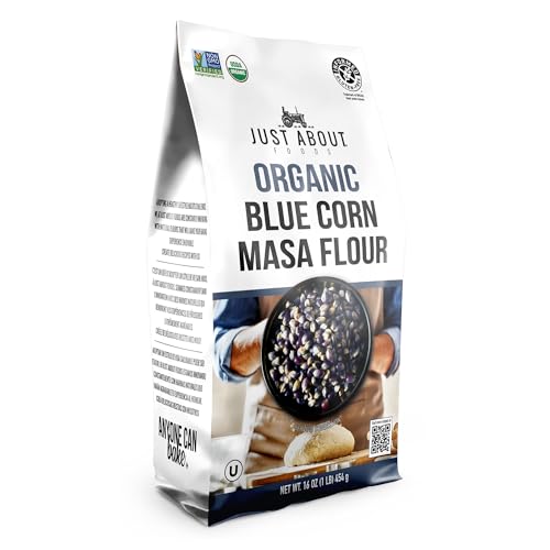 Just About Foods USDA Organic Blue Corn Flour, 1 lb