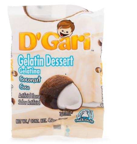 D'Gari Gelatinas, Coconut (Pack of 2)