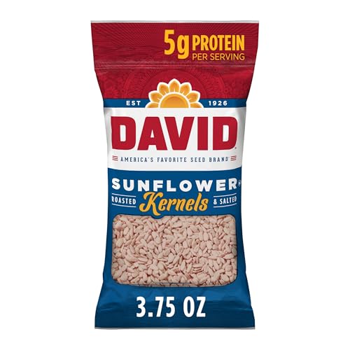David Roasted & Salted Sunflower Kernels, Original, 3.75 oz