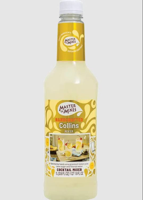 Master of Mixes Collins Mix, 33.81 fl oz Bottle (Pack of 6)