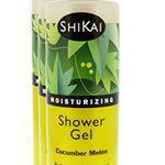 ShiKai Daily Moisturizing Shower Gel, Cucumber Melon, 12 oz (Pack of 3)
