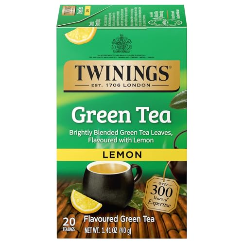 Twinings Green Tea with Lemon, 20 Count