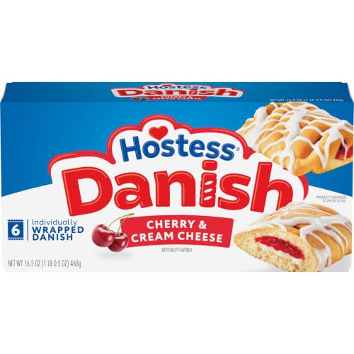 Hostess Cherry & Cream Cheese Danish, 16.5 oz