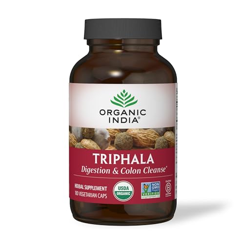 Organic India Triphala Capsules, 180 Count