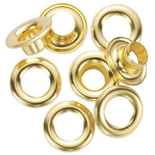 General Tools 1261-2 Solid Brass Grommet Refill, 3/8 in., 24 Sets