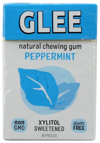 Glee Gum Sugar-Free Peppermint, 1 oz (Pack of 12)