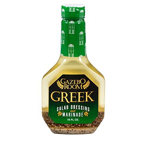 Gazebo Room Greek Salad Dressing and Marinade, 16 oz (Pack of 6)