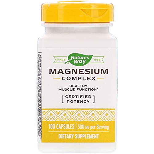 Nature's Way Magnesium Complex, 100 Capsules (Pack of 2)