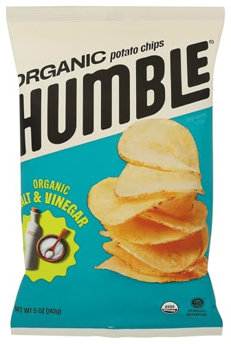Humble Potato Chips Organic Sea Salt & Cider Vinegar Potato Chips, 5 oz