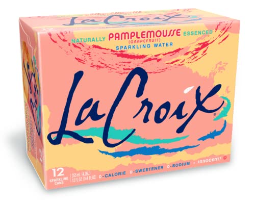 La Croix Grapefruit Sparkling Water, 12 fl oz (Pack of 12)