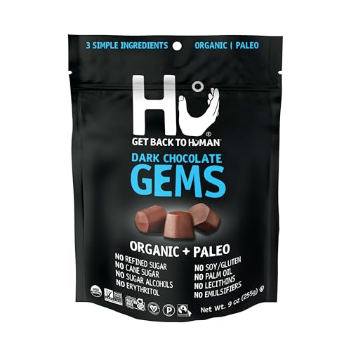 Hu Gems Dark Chocolate Baking Chips, 9 oz