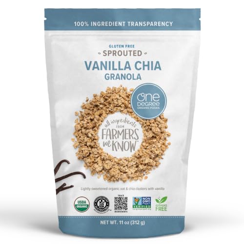 One Degree Organics Sprouted Vanilla Chia Granola, 11 oz