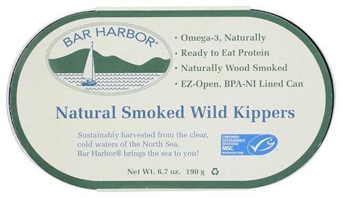 Bar Harbor Natural Smoked Wild Kippers, 6.7 oz