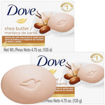 Dove Shea Butter & Vanilla Beauty Bar, 4.75 oz (Pack of 2)