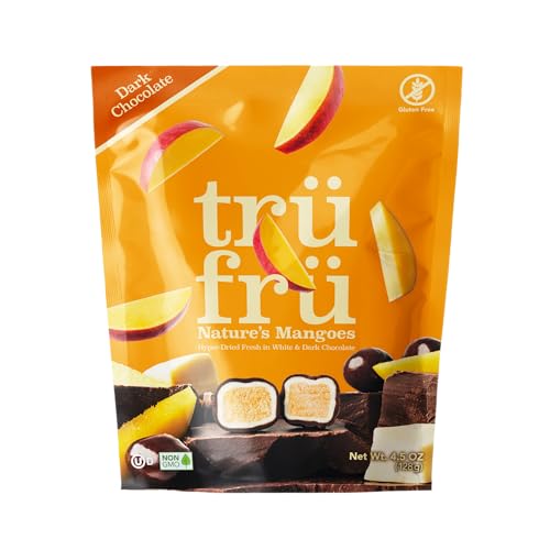 Tru Fru Nature's Mangoes in Dark Chocolate, 4.5 oz