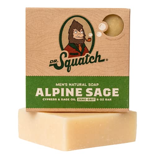 Dr. Squatch Bar Soap for Men, Alpine Sage