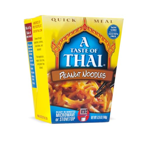 A Taste of Thai Peanut Sauce Noodles, 5.25 oz (Pack of 6)