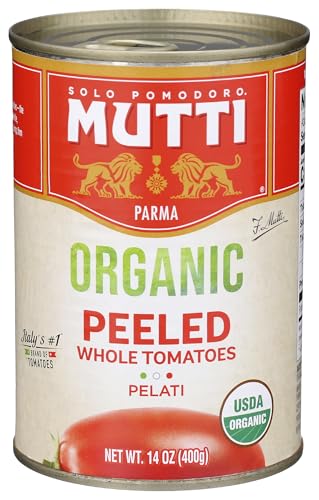 Mutti Organic Whole Peeled Tomatoes, 14 oz