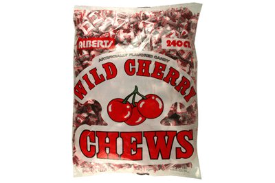 Albert's Fruit Chews, Wild Cherry, 240 Count
