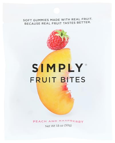 Really Real Gummies, Peach and Raspberry, 1.8 oz