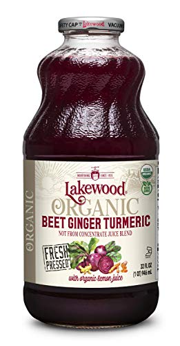 Lakewood Fresh Pressed Beet Ginger Turmeric Juice, 32 oz (Pack of 6)