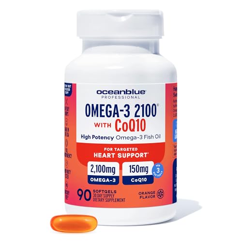 Oceanblue Professional Omega-3 2100 with CoQ10, 90 Softgels