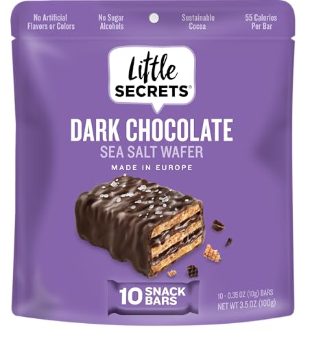 Little Secrets Dark Chocolate Crispy Wafers, 3.5 oz