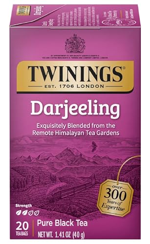 Twinings Darjeeling Black Tea, 20 Count