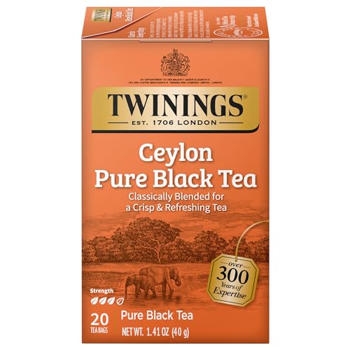Twinings of London Ceylon Orange Pekoe Tea, 20 Count