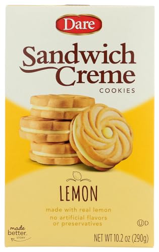 Dare Lemon Creme Cookies, 10.2 oz (Pack of 2)