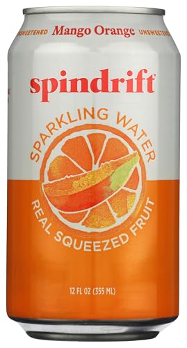 Spindrift Orange Mango Sparkling Water, 12 fl oz