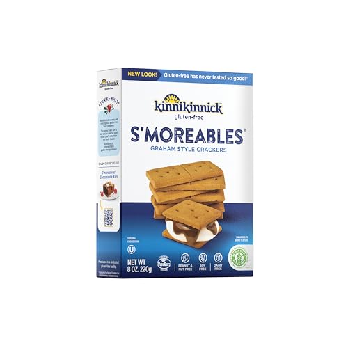 Kinnikinnick Gluten-Free S'moreables Graham Crackers with 4 Toaster Forks