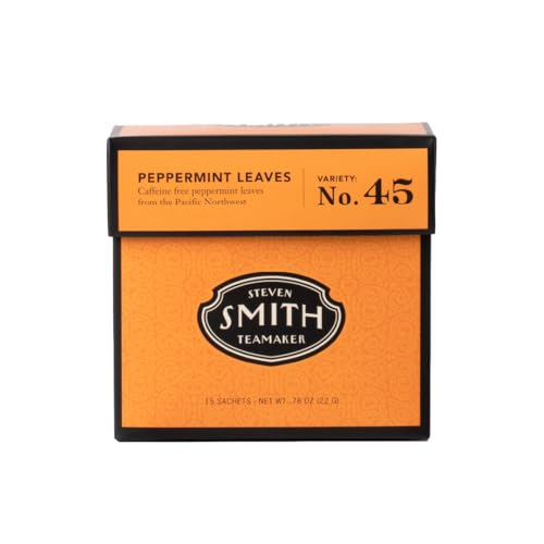 Steven Smith Teamaker Peppermint Leaves Tea, 15 Sachets