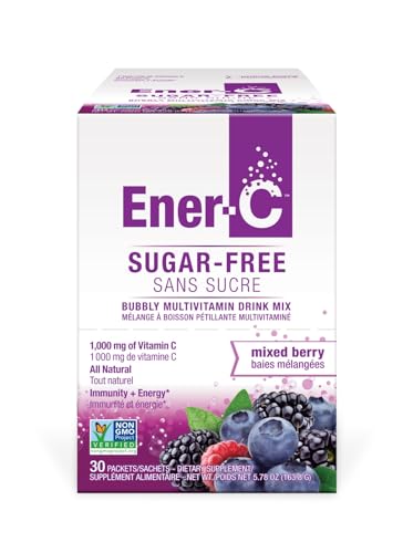Emergen-C Sugar Free Multivitamin Drink Mix, Mixed Berry, 30 Count