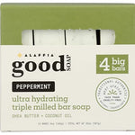 Alaffia Good Soap Peppermint Value Pack, 4 Count, 5 oz