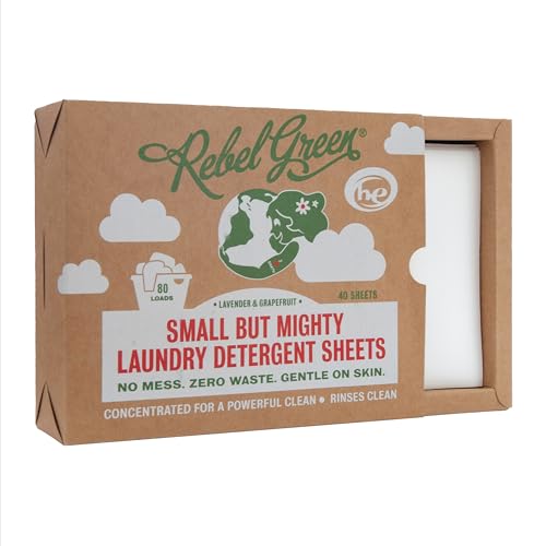 Rebel Green Eco-Friendly Laundry Detergent Sheets