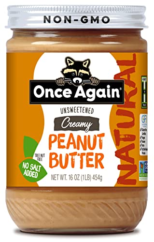 Once Again Natural Old Fashioned Peanut Butter, Crunchy, No Salt, 16 oz