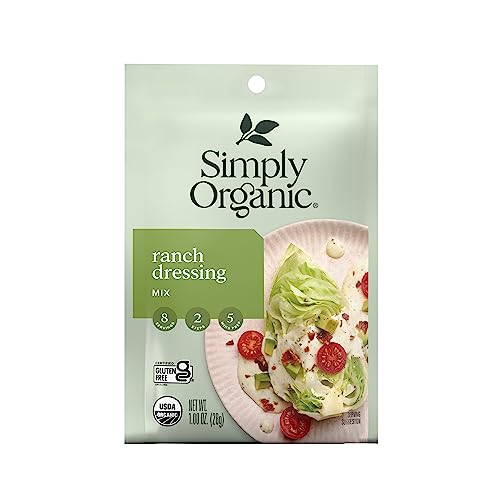Simply Organic Ranch, 1 oz (Pack of 4)