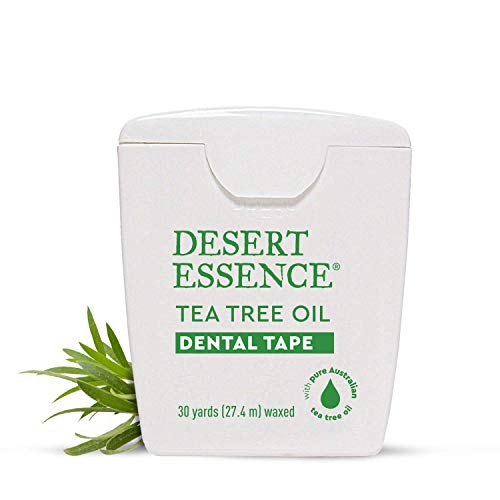 Desert Essence Tea Tree Oil Dental Tape, 30 Yards (Pack of 6)